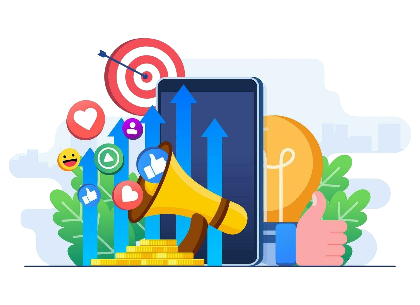 social media marketing icon